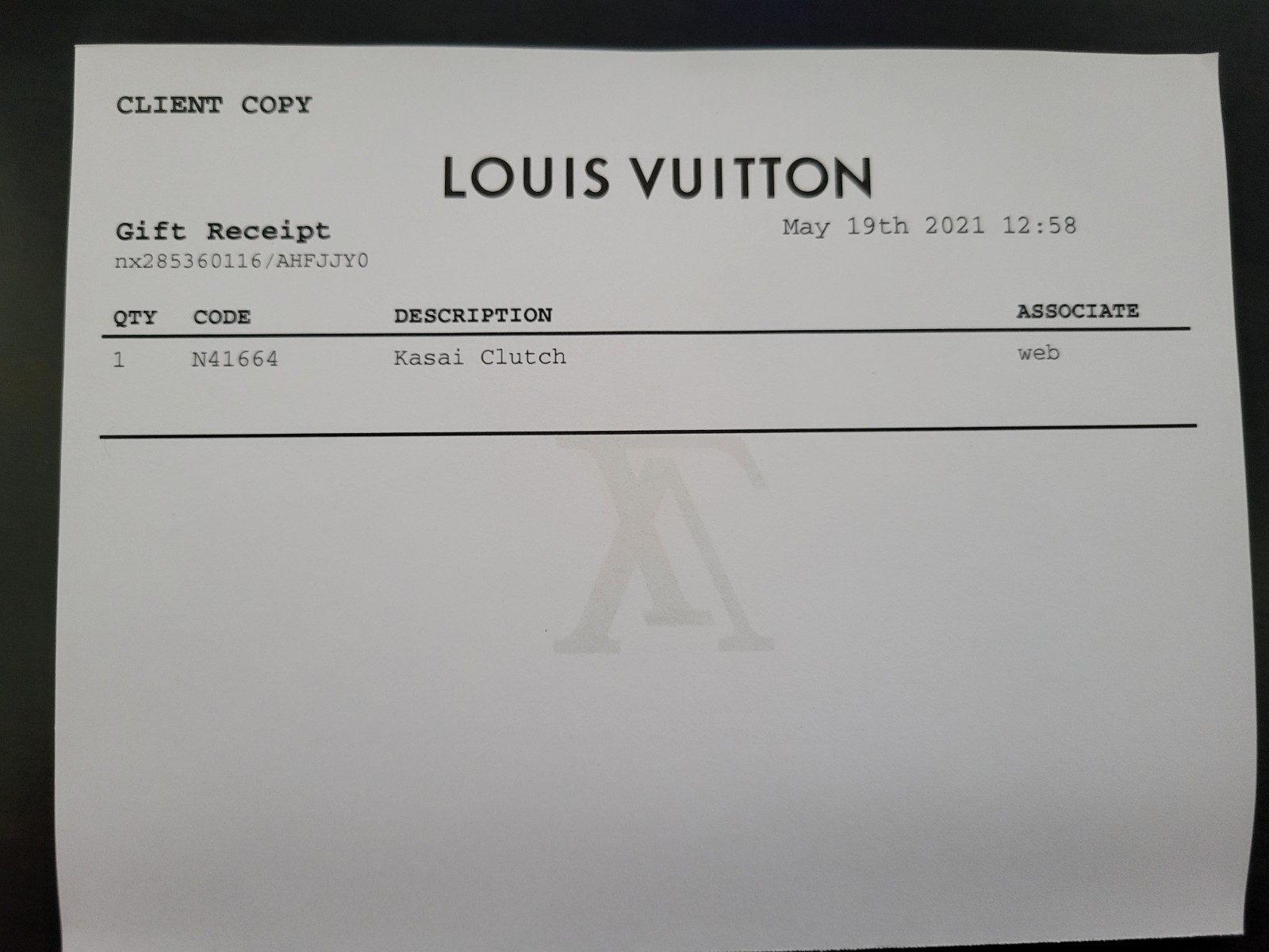 Louis Vuitton Damier Graphite Kasai Clutch — Like New!!