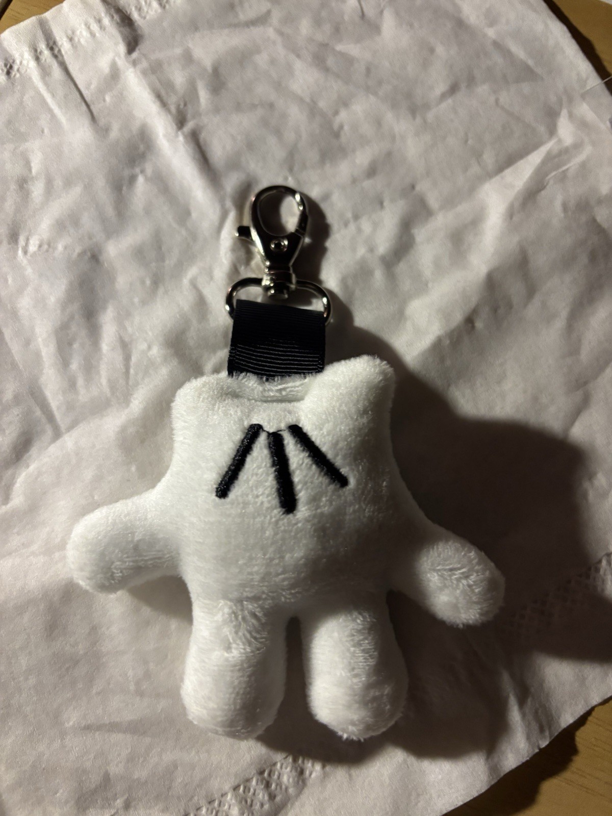 Bag Tags Or Charm Mickey Mouse Hands Adorable One Or Two On A Bag Will Ship Now