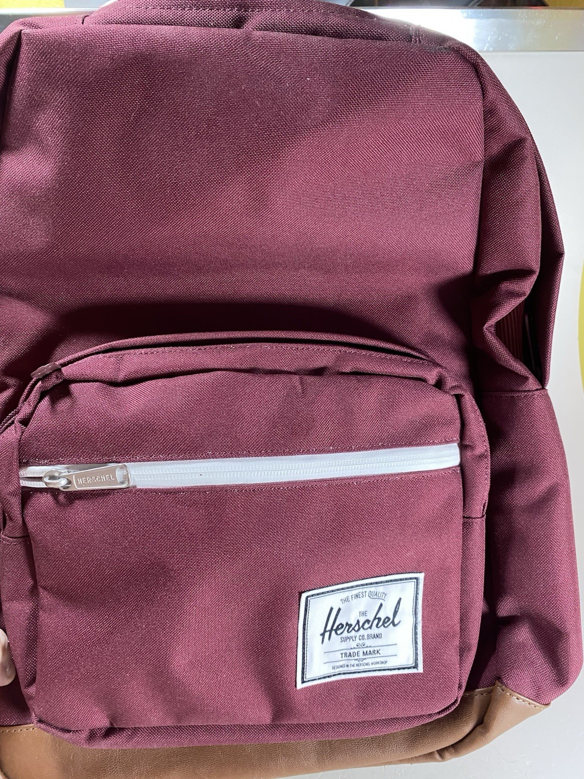 Herschel Pop Quiz Backpack Windsor Windsor Wine Tan, Classic 22 L New NWT