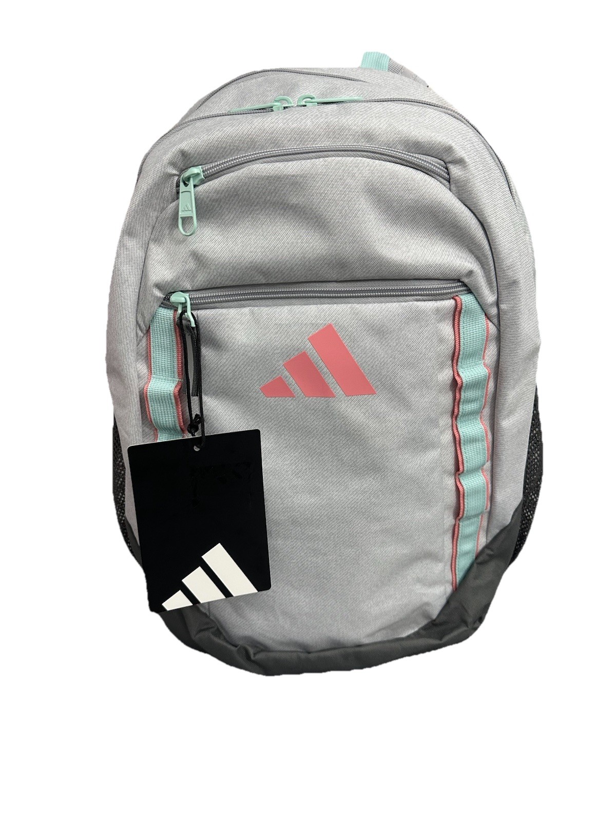 Adidas Excelerator Backpack Twill White/Semi Flash Aqua Blue/Semi Pink Spark New