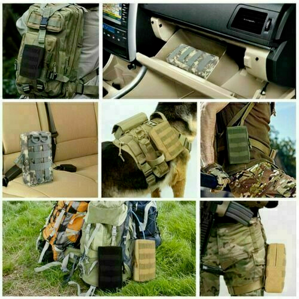 Tactical Molle EDC Pouch for Vest Backpack Belt Outdoor Waist Pack Military Bag