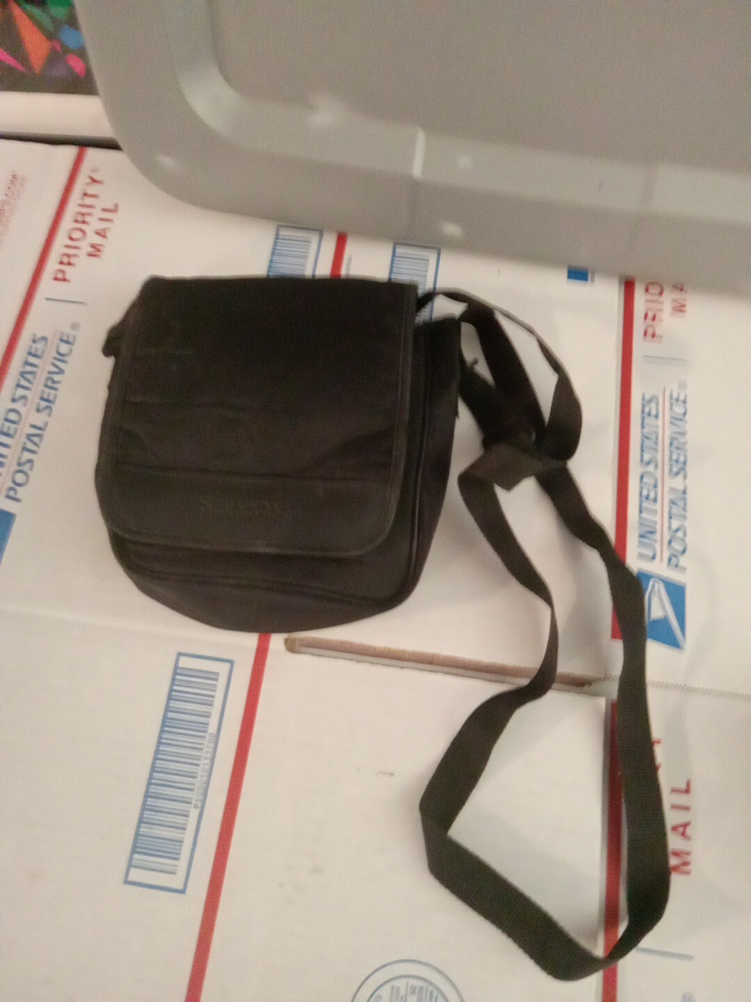 Simmons MONEY BAG Messenger Bag, Black See Photos T3#23