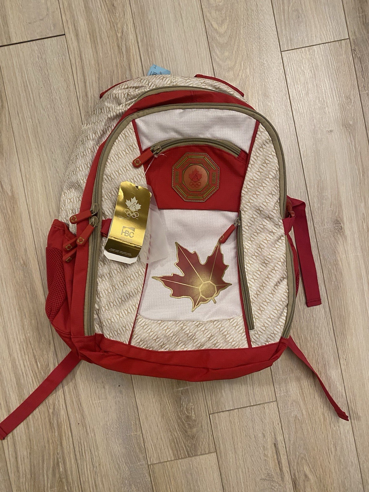 HBC Team Canada 2005 Olympic Backpack New With Tags Athletes Replica