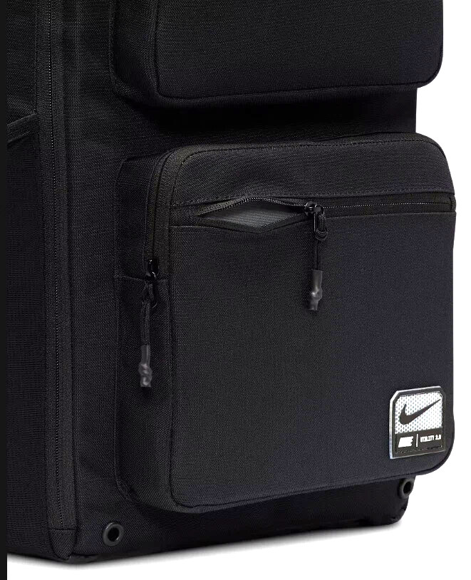 Nike 27L Utility Speed Elite 2.0 Backpack Gym, Sports, Hiking, Travel Bag Black