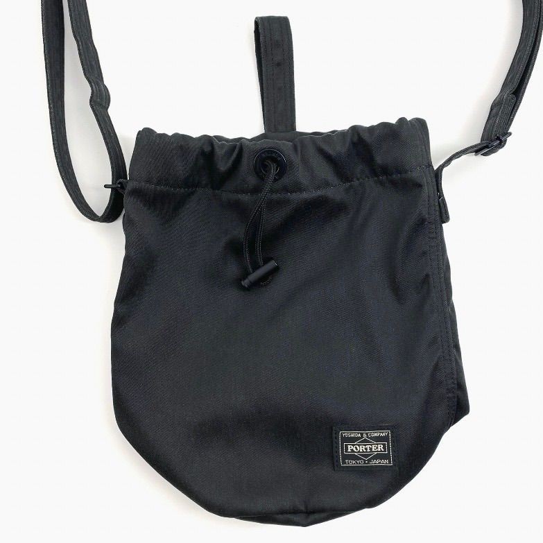 Authentic PORTER Shoulder Bag 23cm Compact Drawstring Style Japan Brand