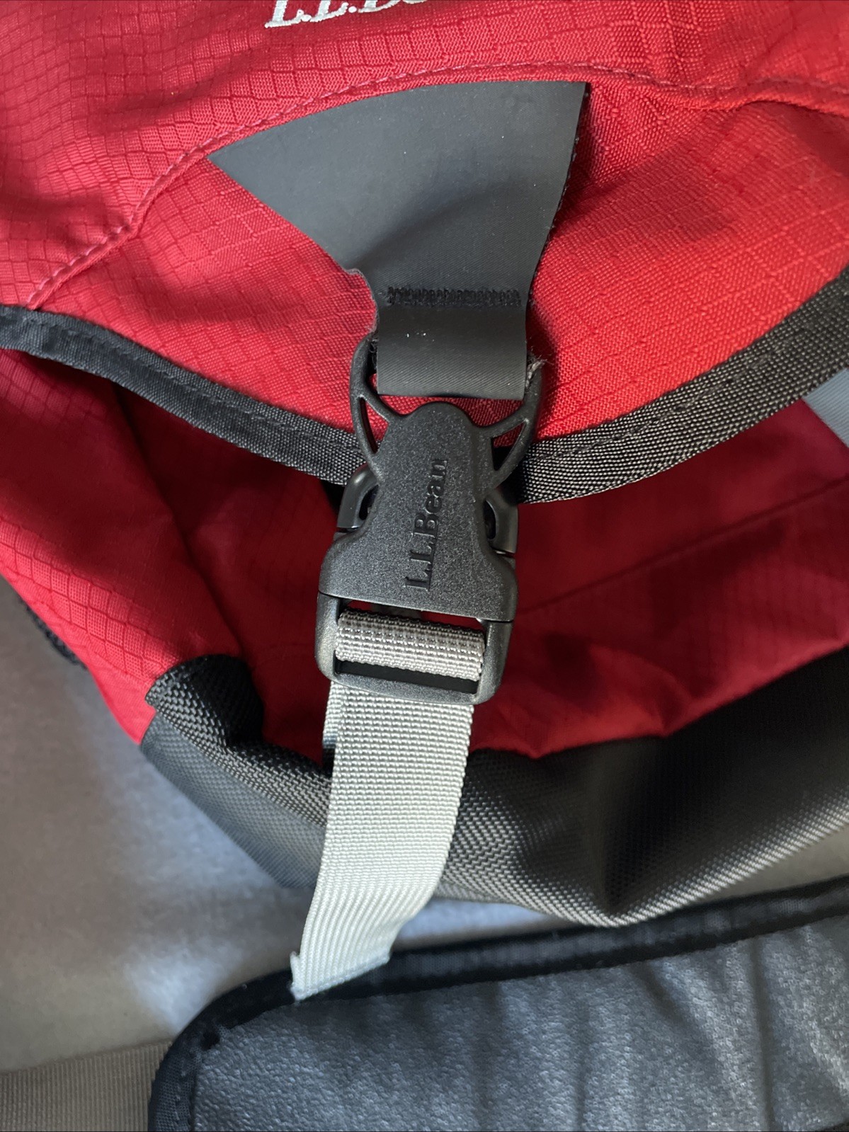 LL BEAN Laptop Commuter Adjustable Shoulder Messenger/Day Bag Red