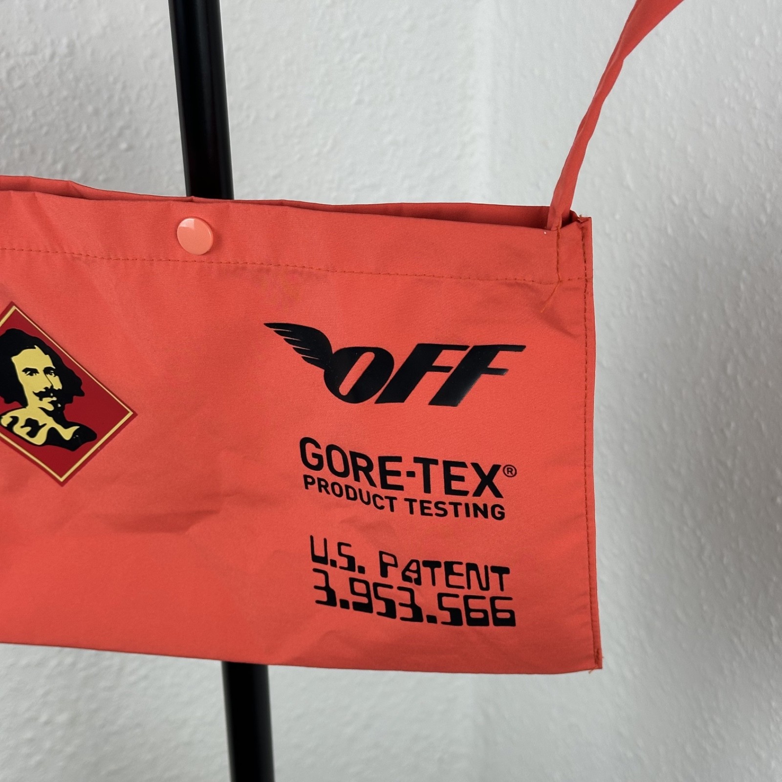 Men’s Off-White Gore tex Archive Virgil Abloh Crossbody Bag Orange