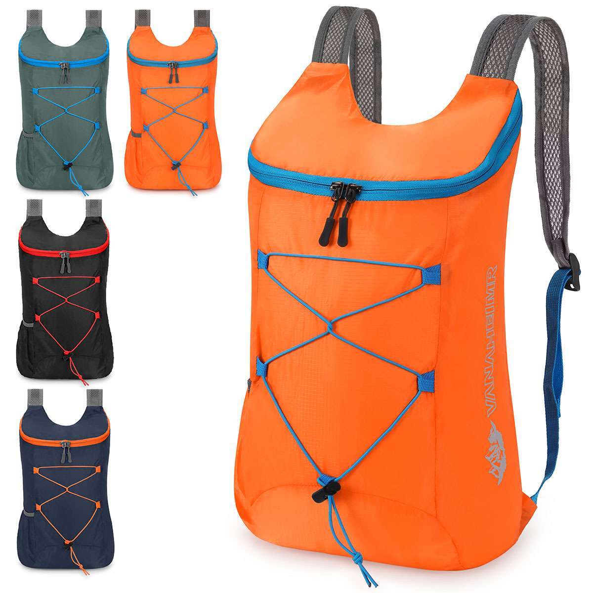 Ultra Lightweight Waterproof Foldable Backpack Bag Rucksack Shoulder Outdoor Gym
