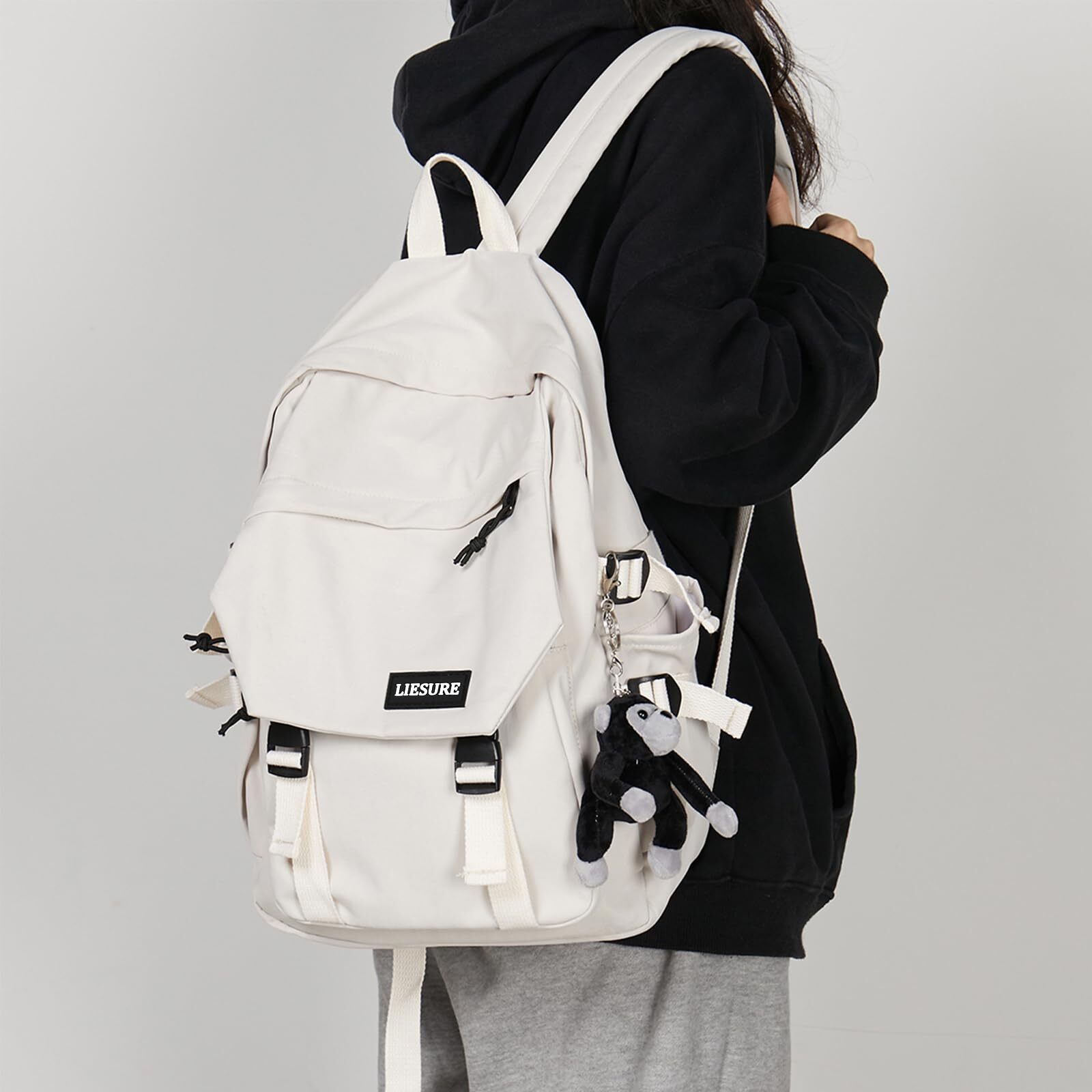 Lightweight School Bag Casual Daypack College Laptop Backpack for Men Women W…