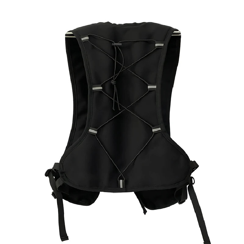 Reflective Design Chest Rig Bag for Men Hip-hop Streetwear Tactical Vest Backpac