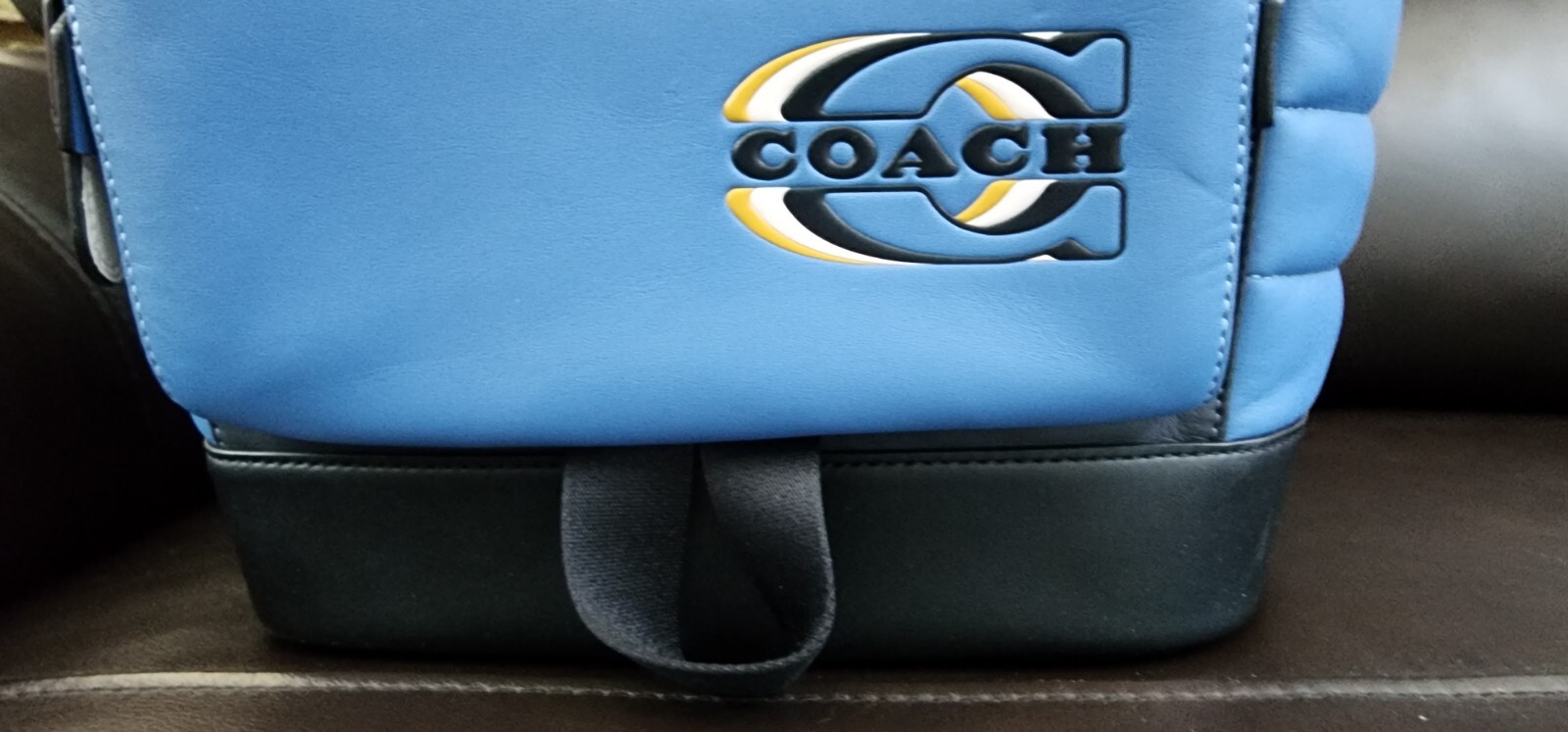 Coach Men’s Track Backpack Quilting In Colorblock w/ Coach Stamp NWT Sold Out