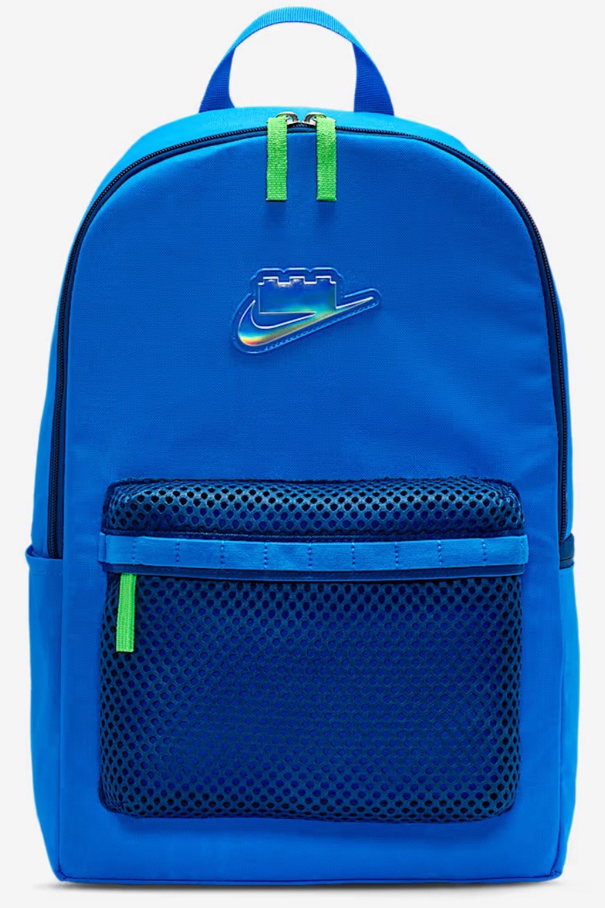 Nike X Lego Collection Heritage 25L Backpack Blue School/Work/Gym FREE SHIPPING