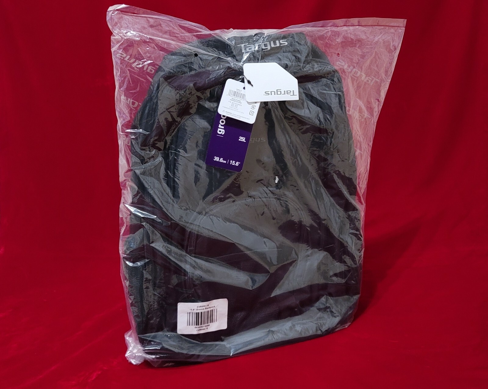 Targus 15.6 ” Groove Laptop Backpack – CVR600-75 BRAND NEW w/Tags