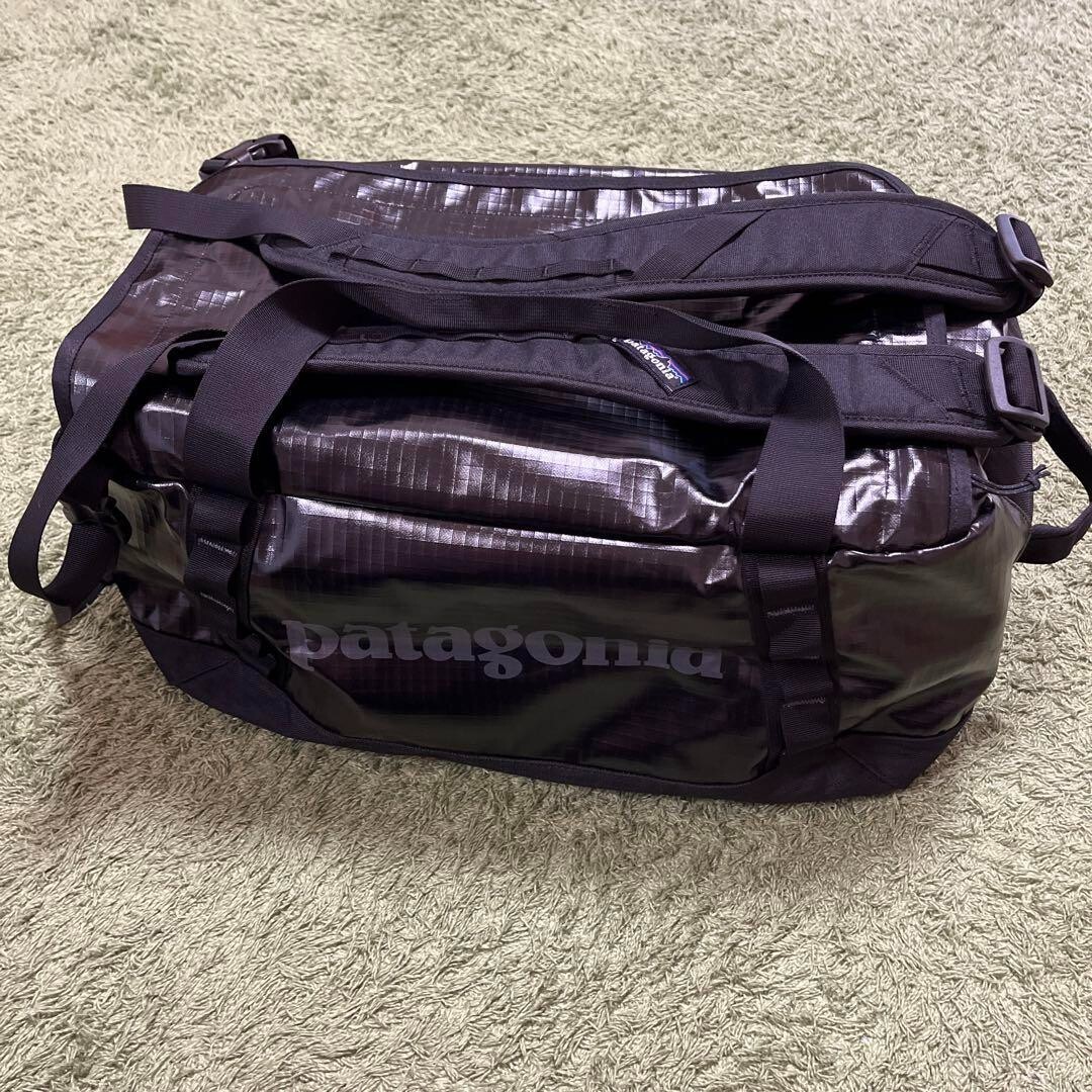 Patagonia Black Hole Duffel 40L Shoulder Bag Black Polyester goods Unisex
