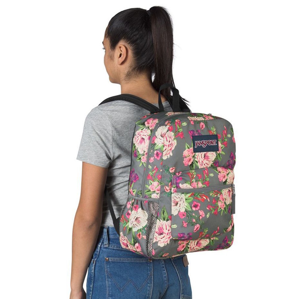 JanSport Cross Town 100% Authentic School Backpack With Front Pocket 13×8.5×17