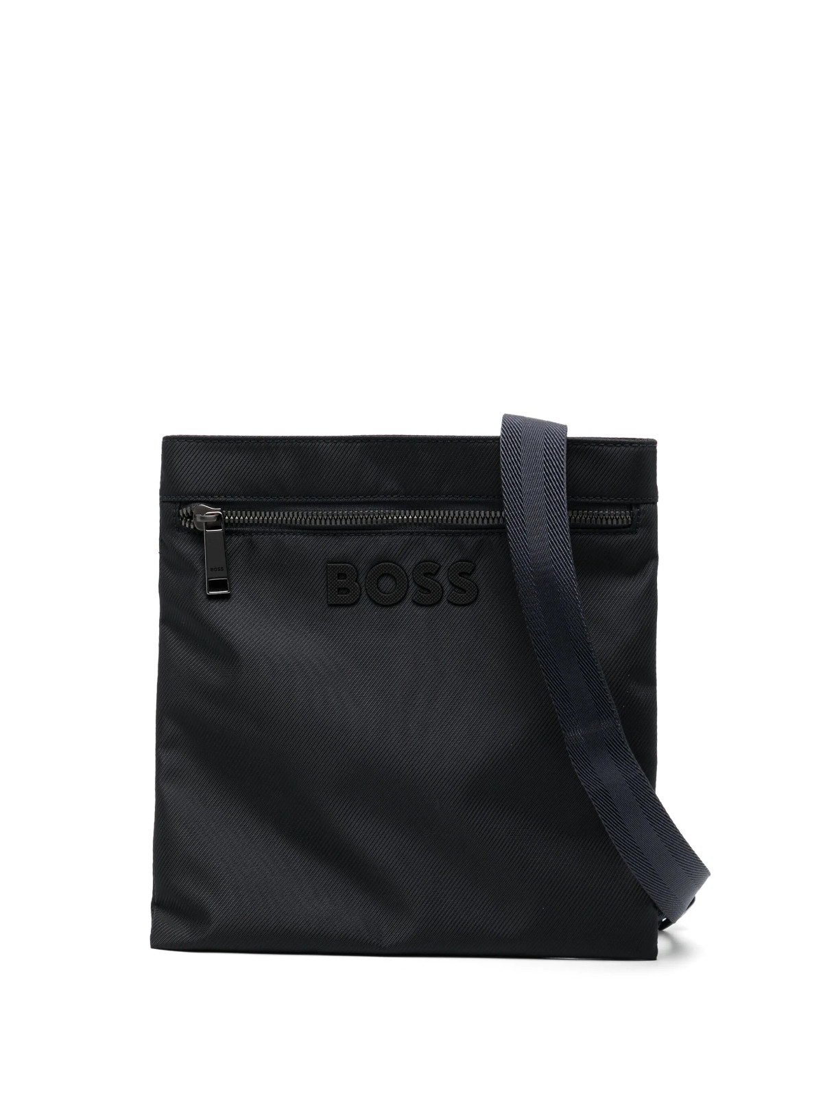 HUGO BOSS CATCH Logo Envelope Crossbody BAG in MIDNIGHT BLUE