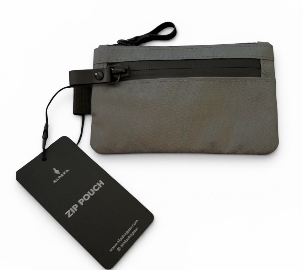 Alpaka Zip Pouch Grey X-Pac VX21