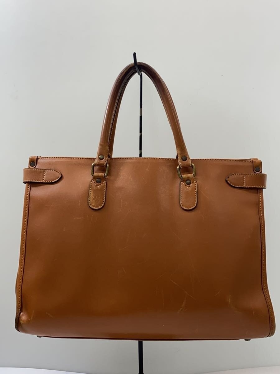 TUSTING Leather Bag, Brown, Solid Color