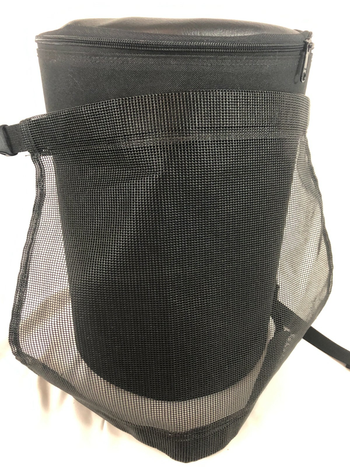 VTG Taiwan Motorcycle Hiking Stuff Sack Pouch – Black 9″ Diameter x 15″