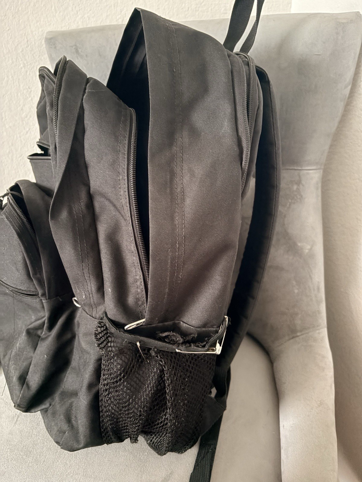 JanSport Big Student Laptop Backpack 34L Black Go Big or Go Home 15 Inch Sleeve