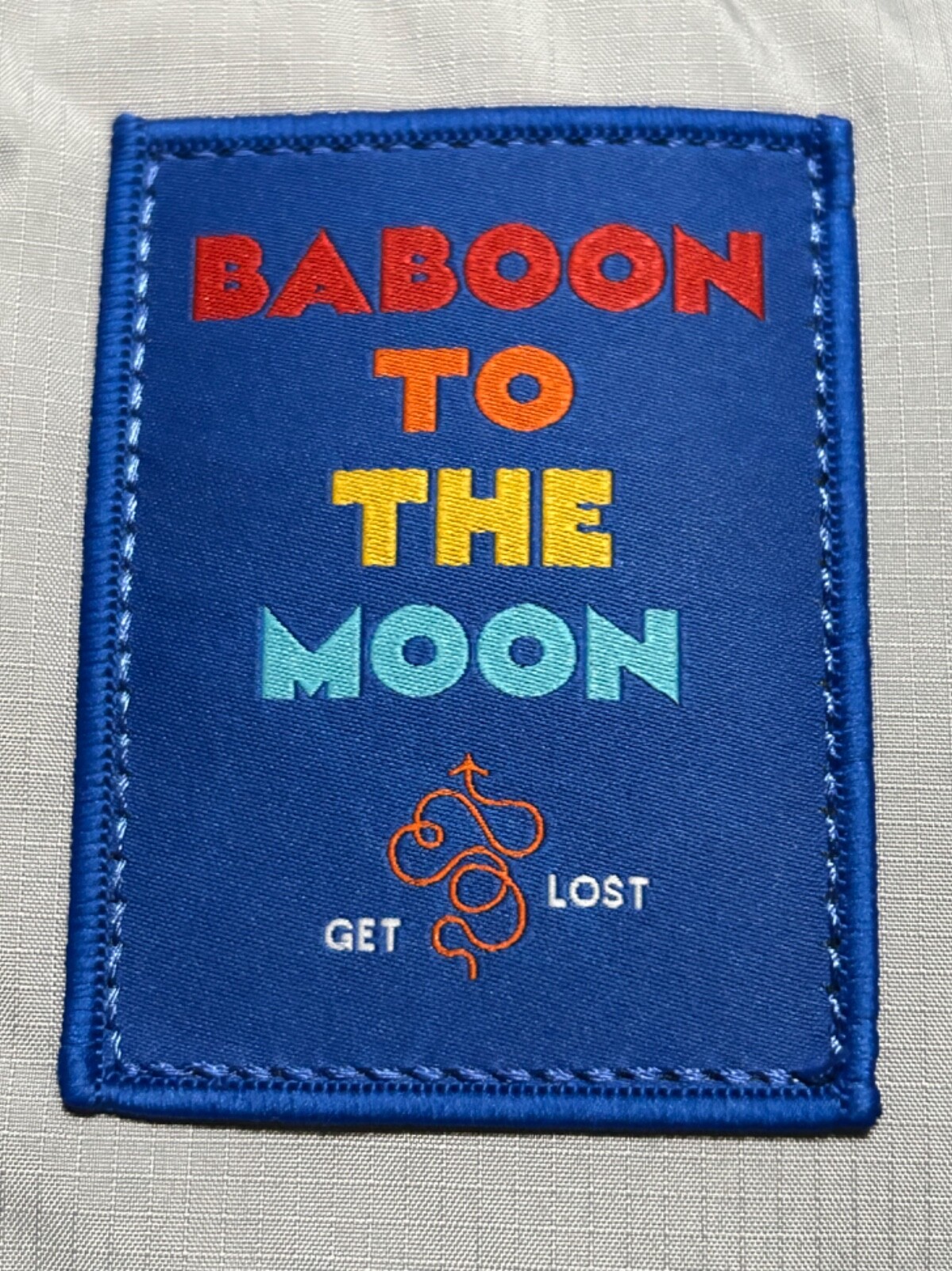 BABOON TO THE MOON black BACKPACK Regular Size
