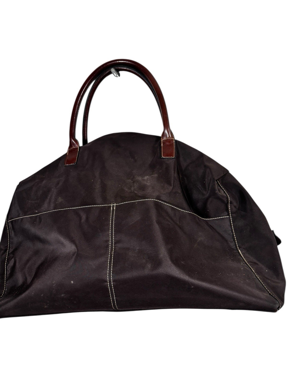 Men’s Vintage Givenchy Perfumes Top Handle Duffle Bag Chocolate Brown