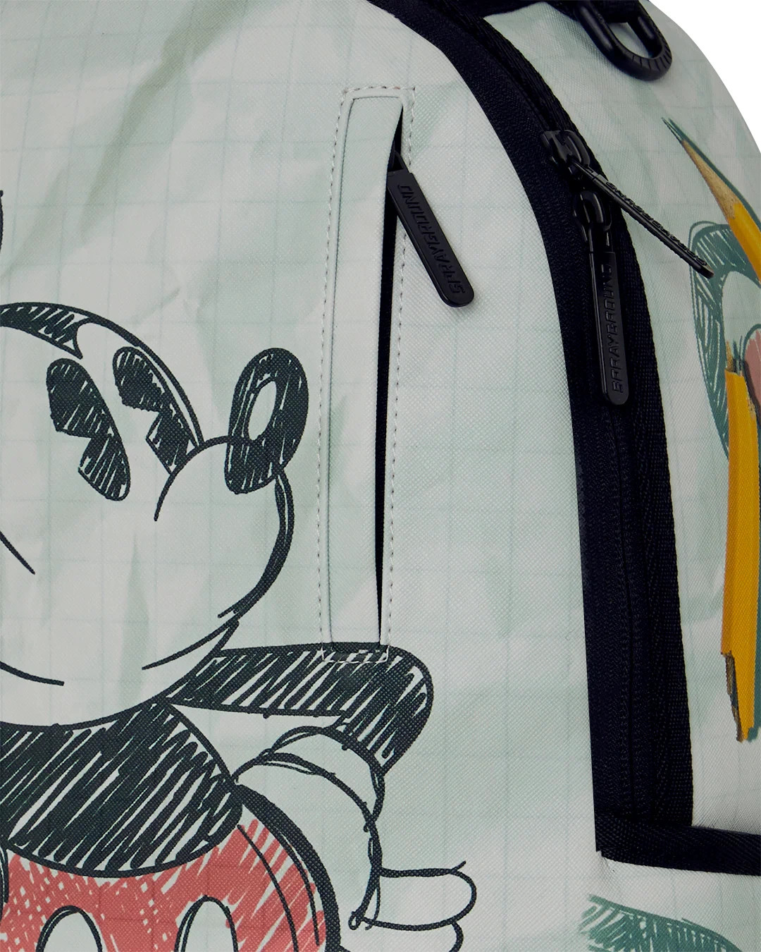 Sprayground Disney MICKEY SKETCH Backpack🔥New Black Bookbag Kids School Bag