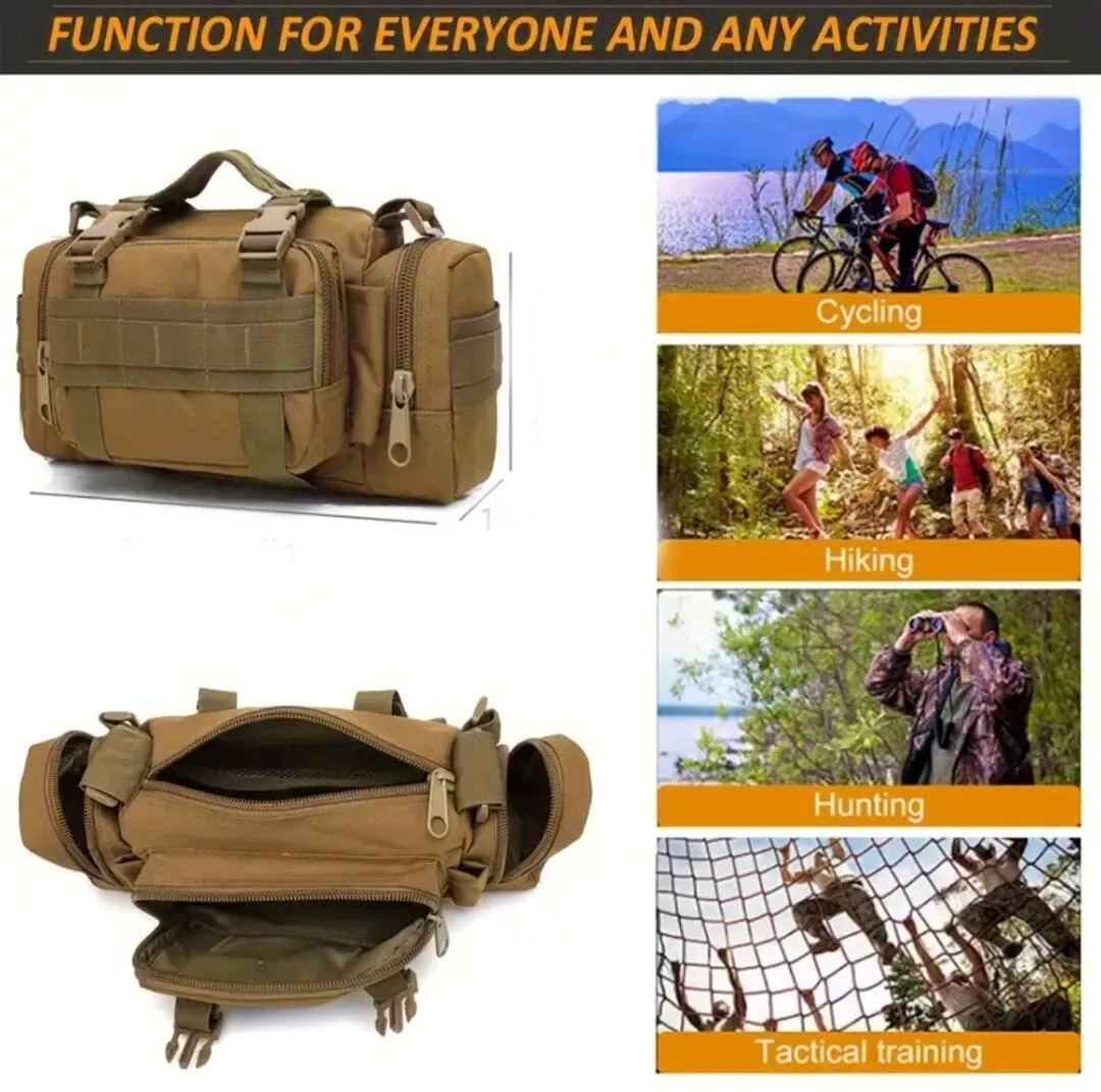 Tactical Waist Pack Deployment Bag Military Molle Waterproof Fanny Pouch US