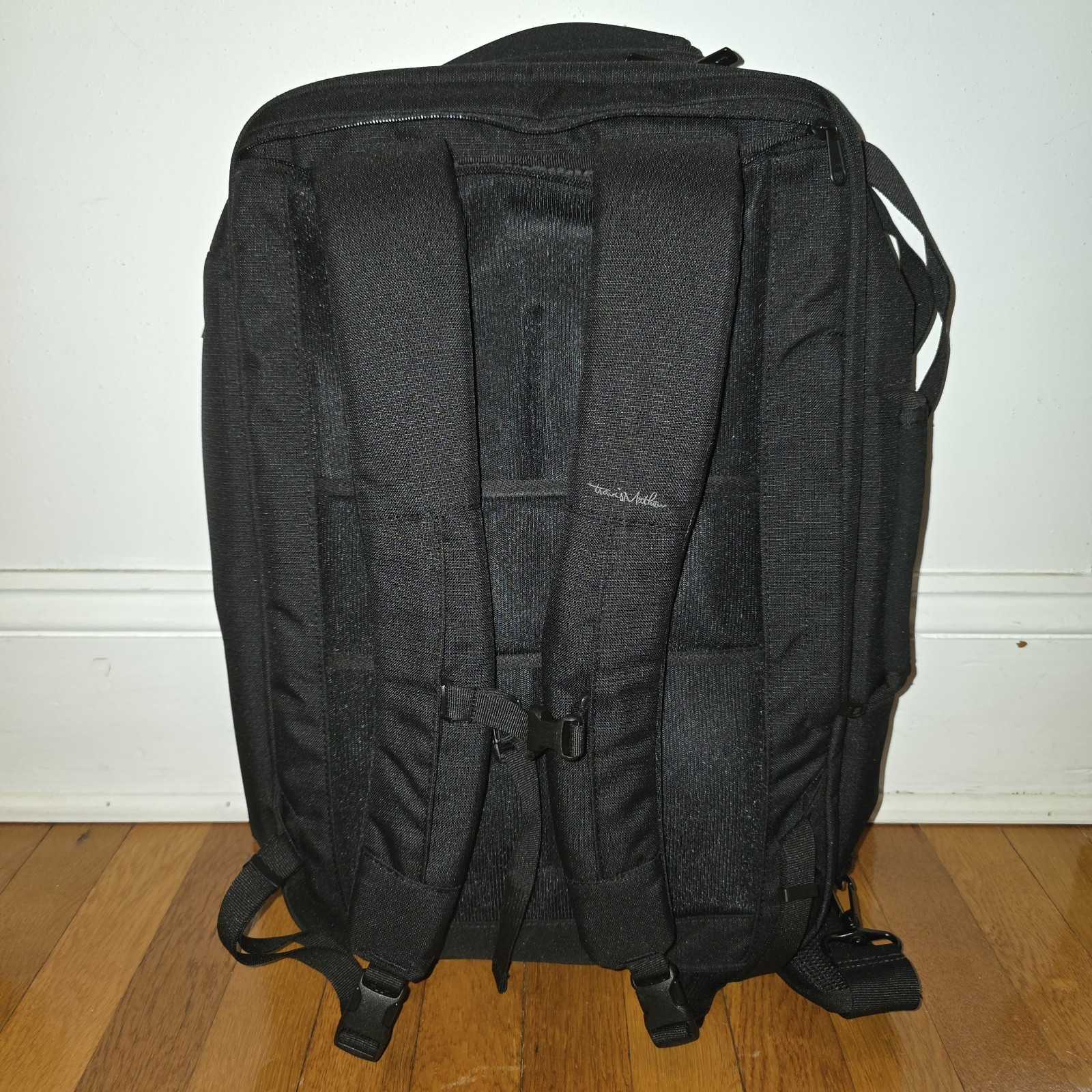 Black Travis Mathew Skyscraper Backpack New Duffle/Backpack 7.1 x 12.6 x 19.5in
