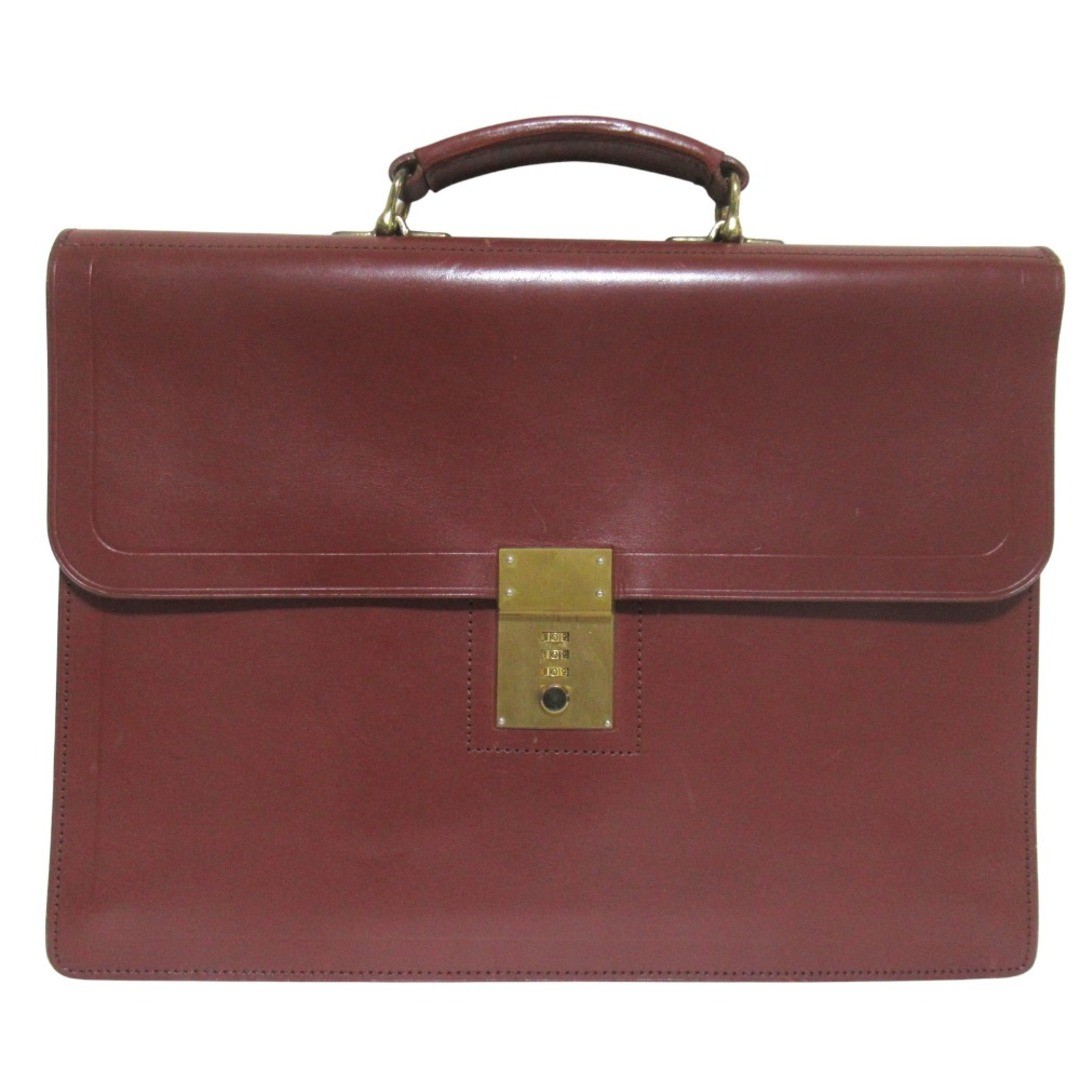 PORTER Briefcase Brown All leather Men Handbag Good condition Lock type