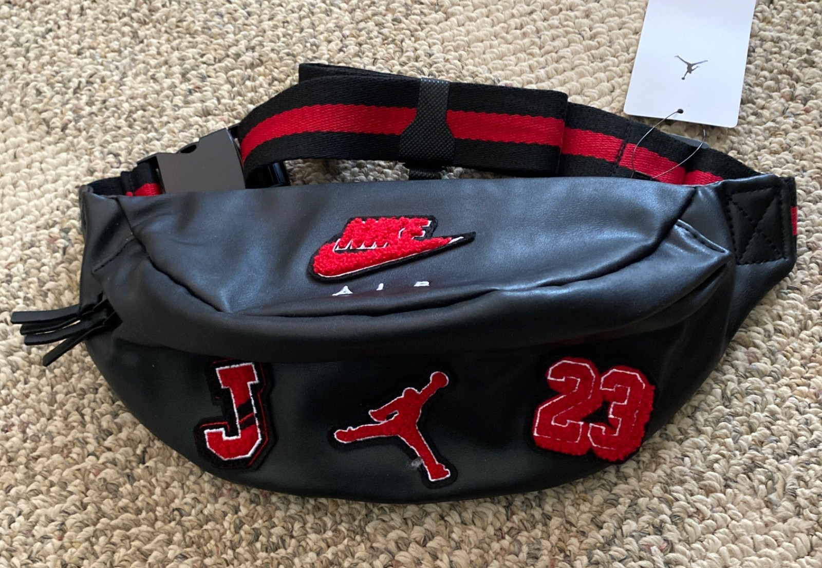 Nike Air Jordan Hip Pack Fanny Waist Bag Cross Body Adjustable Strap MA9064-023
