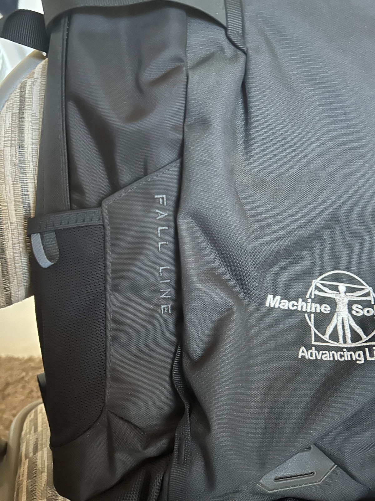 THE NORTH FACE Fall Line 28L Backpack Black with Company Logo