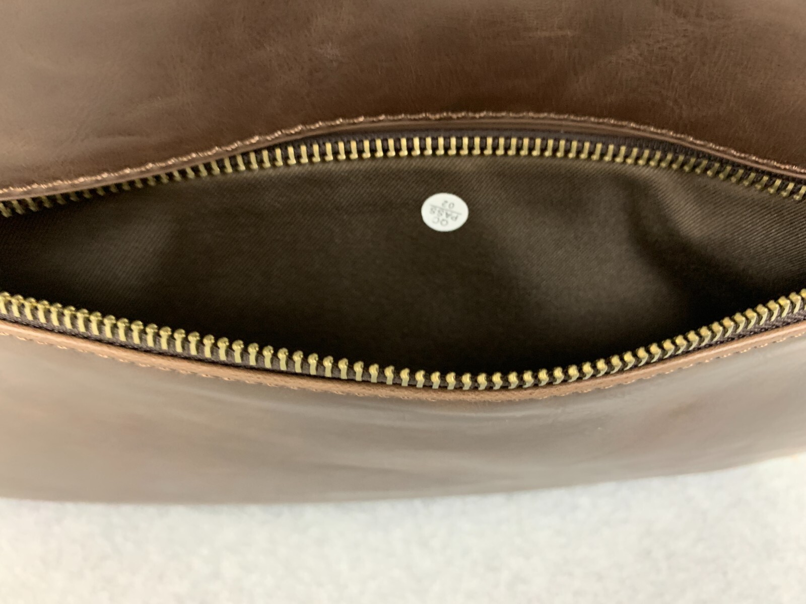 BOSIDU leather professional briefcase laptop computer bag with strap NWT