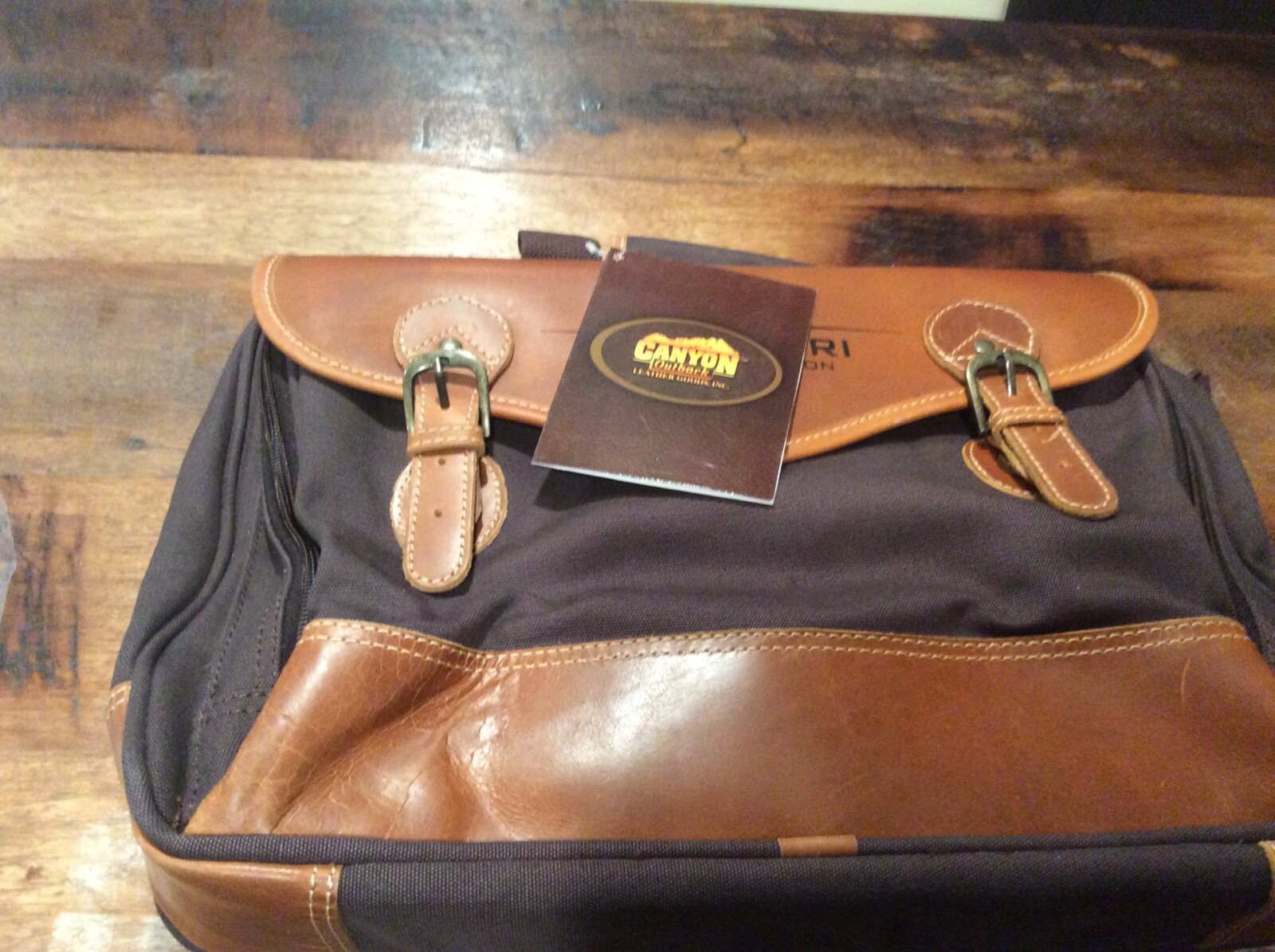 canyon outback Canvas leather bag model CNN-2011-26