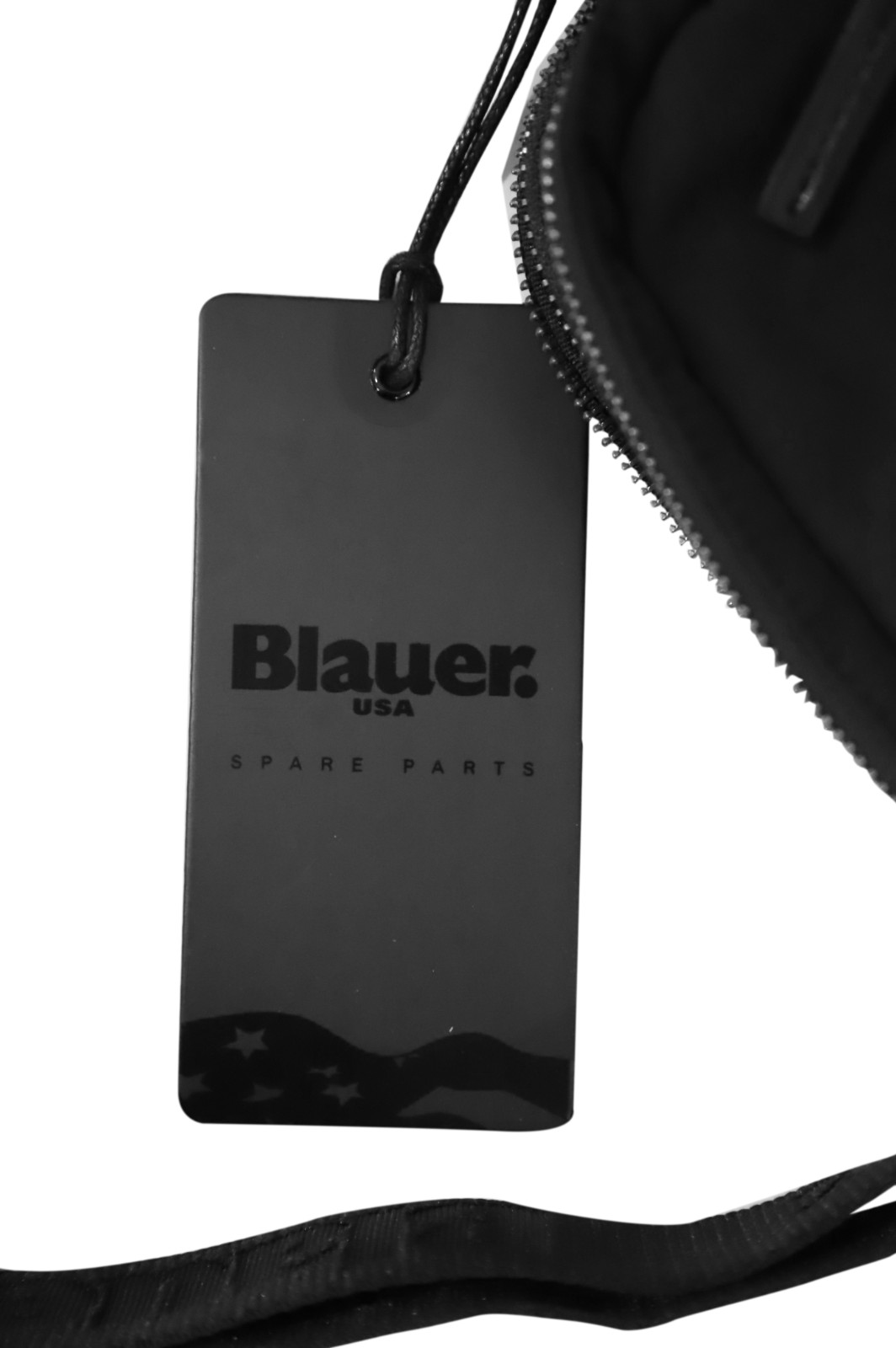 Blauer USA Black Adjustable Shoulder Bag Men New 100% Original