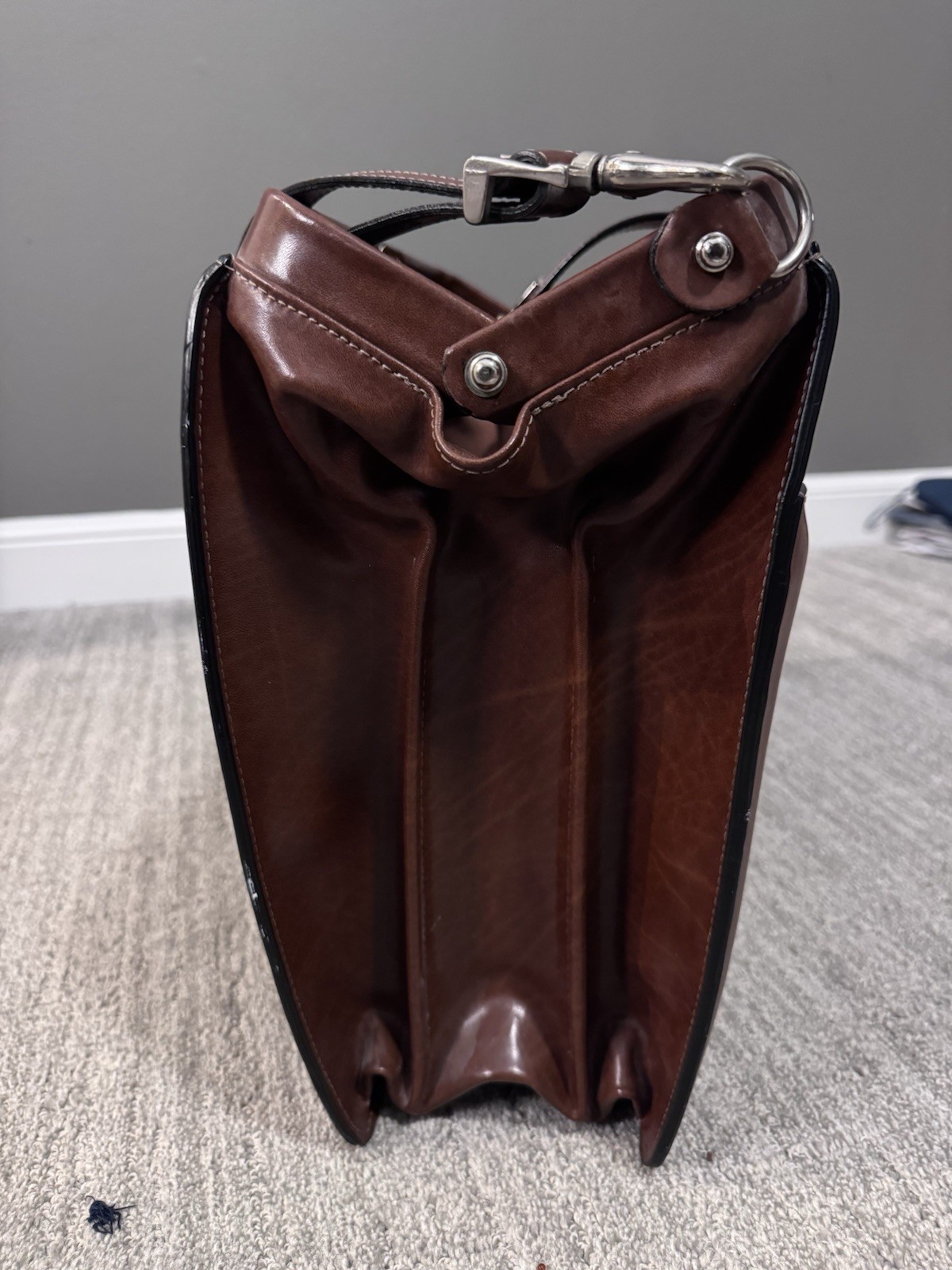 Jack Georges Elements Classic Handmade Leather Briefcase (Style #4505)