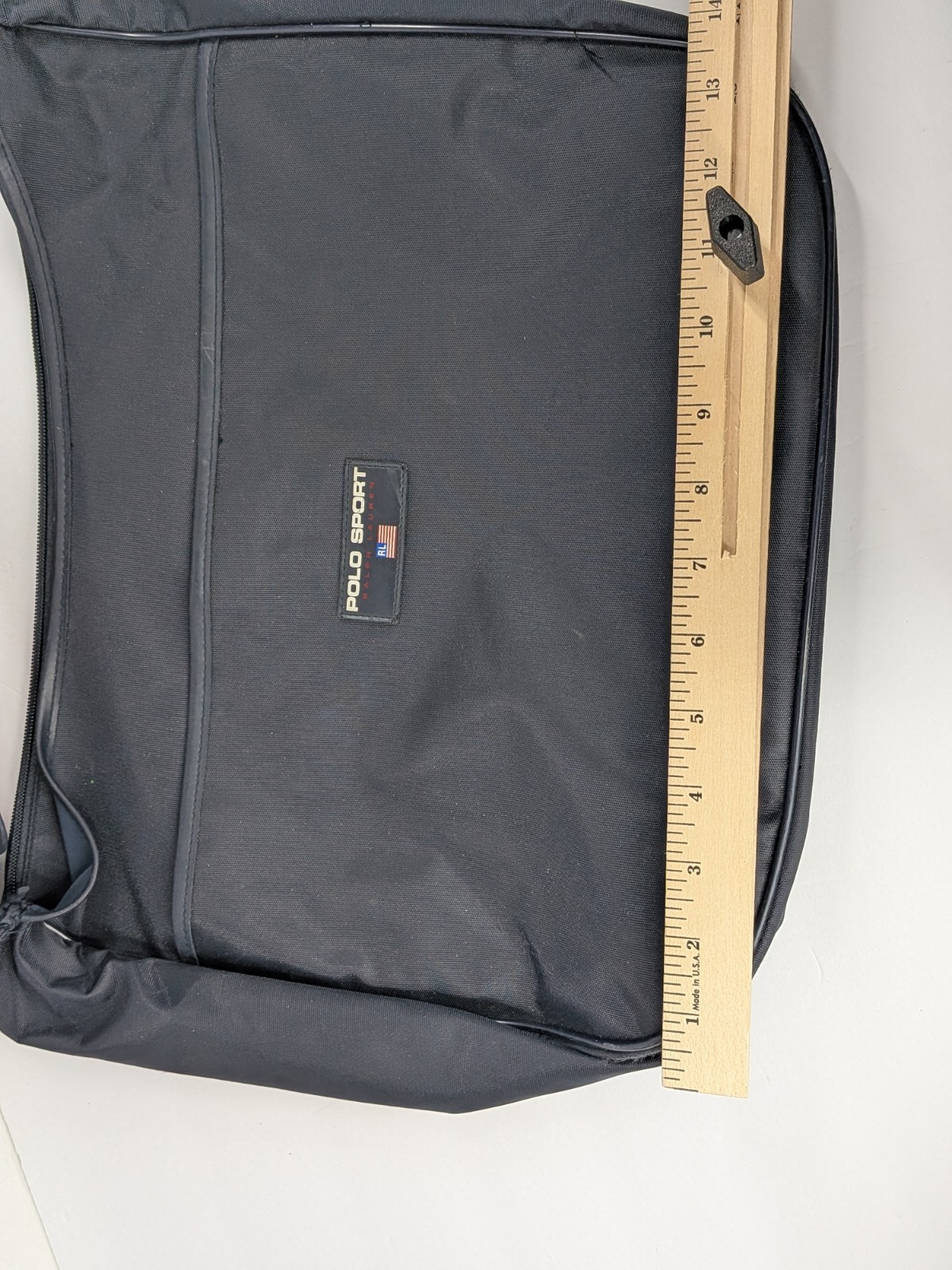 4 SLOTS!😍Vtg Y2K Polo Sport Ralph Lauren Messenger Shoulder Strap CrossBody Bag
