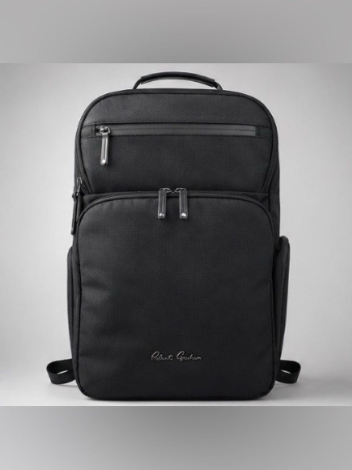 Robert Graham Everett Cache Series Black Tech Backpack Laptop Travel Bag NEW