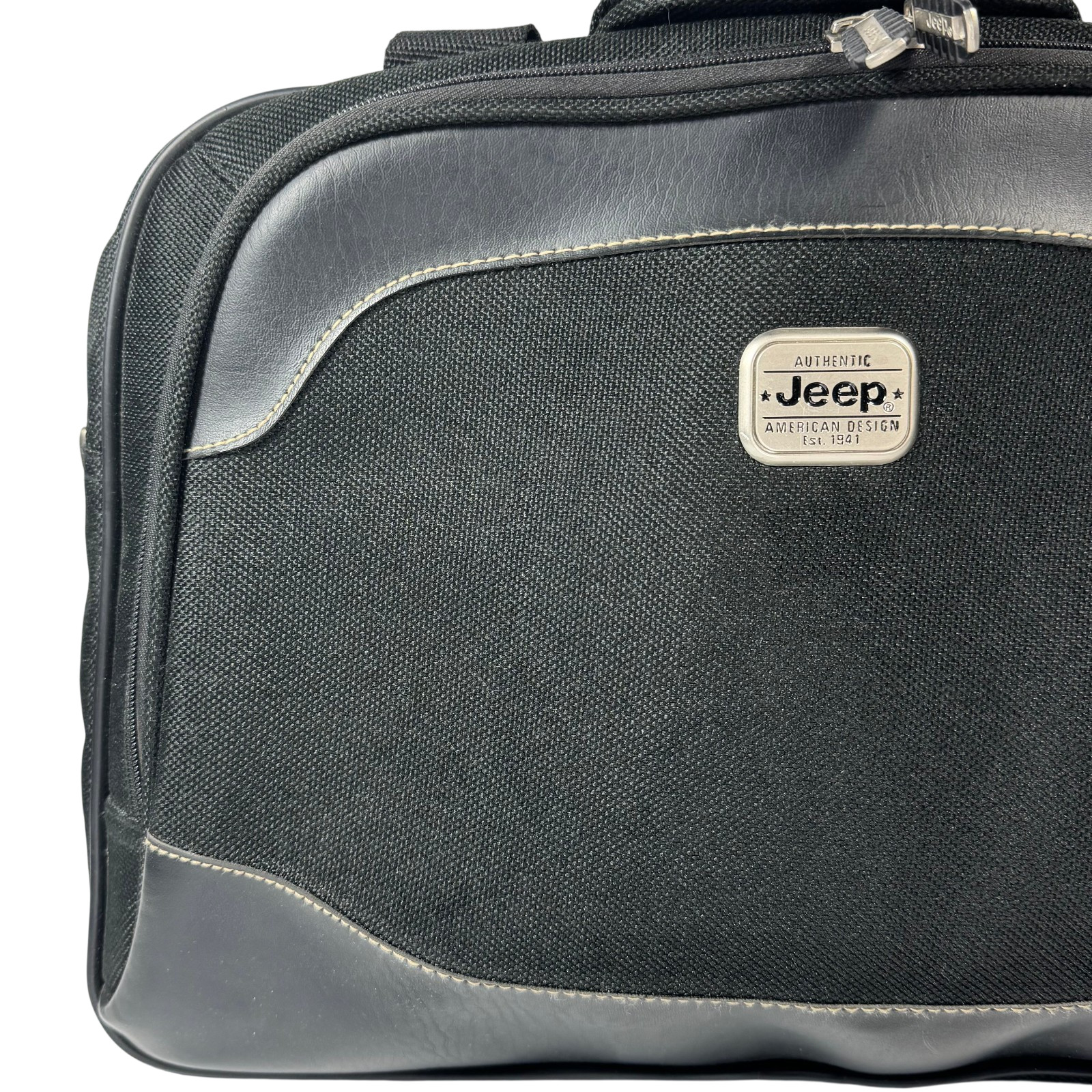 Authentic Jeep American Design Laptop Bag Briefcase Messenger Shoulder Strap