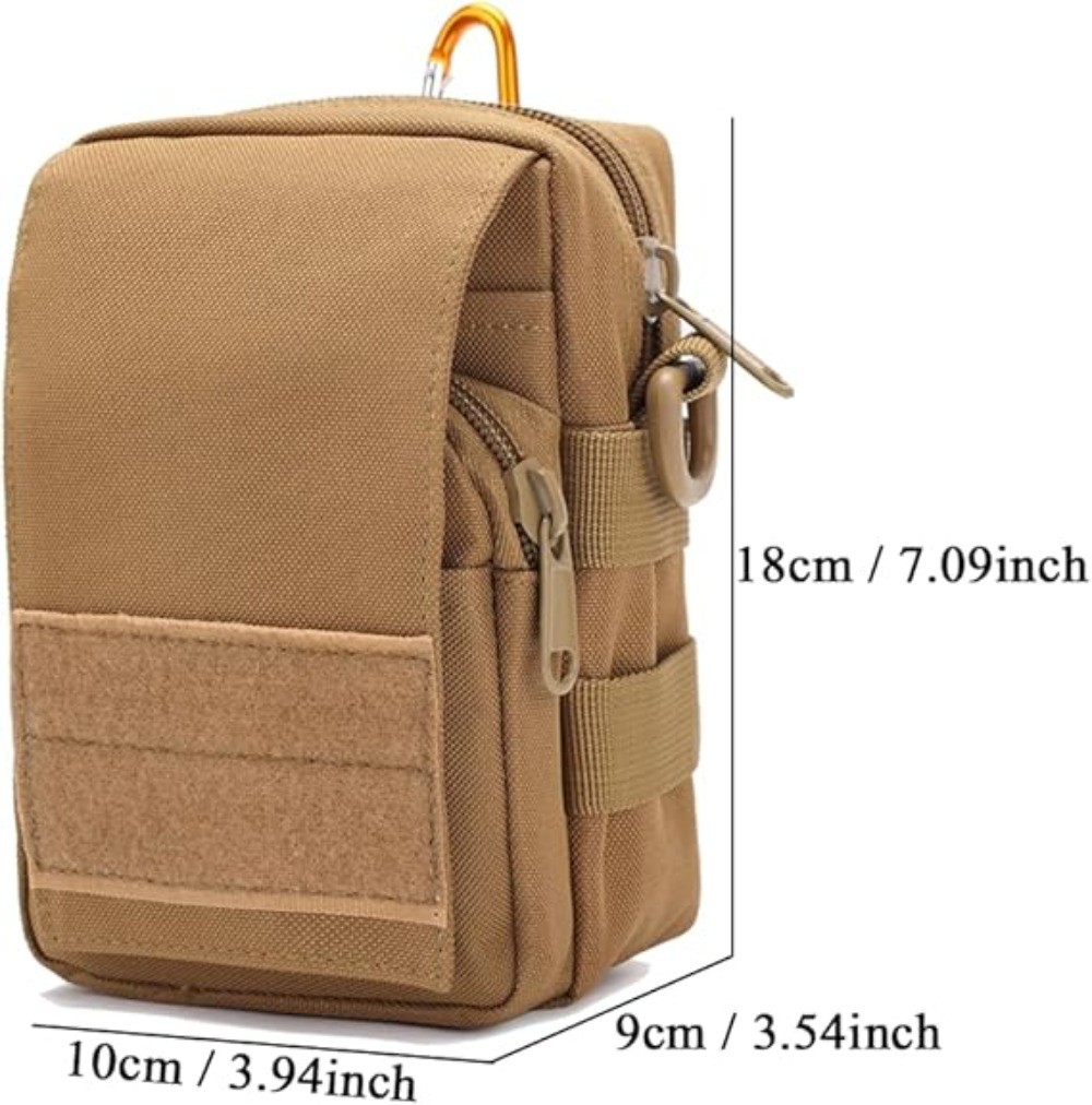 1/2 PACK Tactical Molle Admin Pouch Gadget Organizer Phone Holder Waist EDC Pack