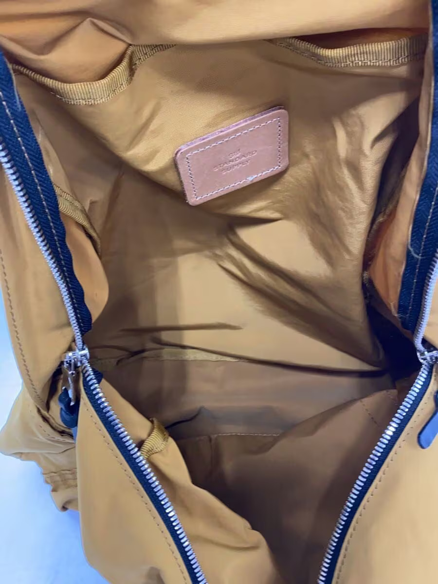 STANDARD SUPPLY Backpack, Cotton, Yellow