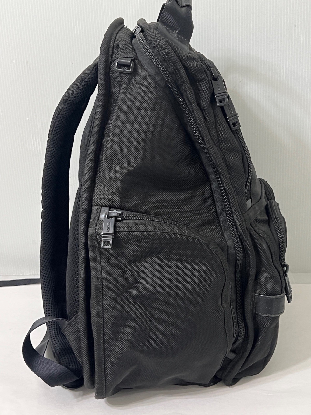 TUMI 26173D2 Alpha Compact Laptop Brief Pack Black Ballistic Nylon Backpack Bag