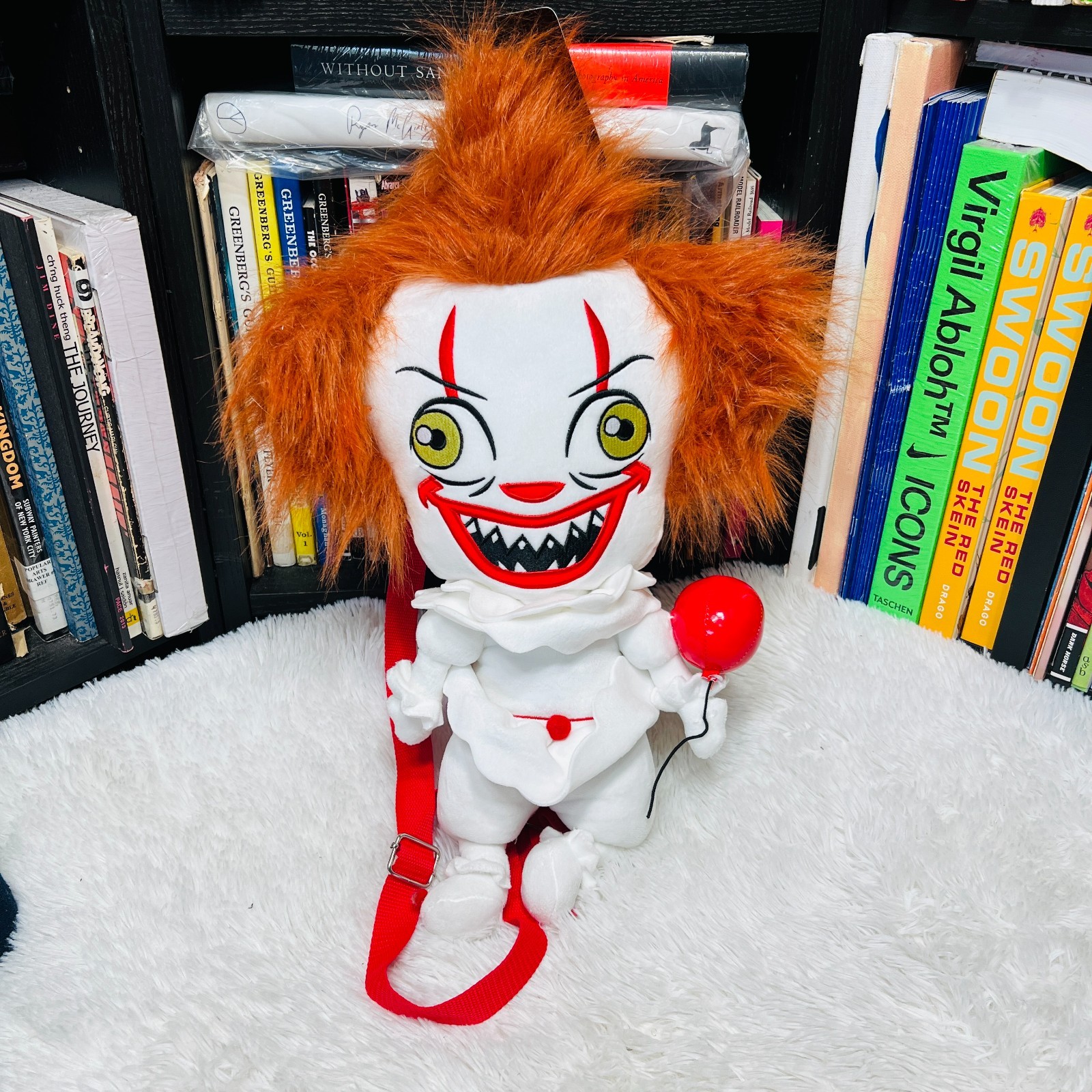 IT PENNYWISE PLUSH MINI BACKPACK WELCOME TO DERRY BAG