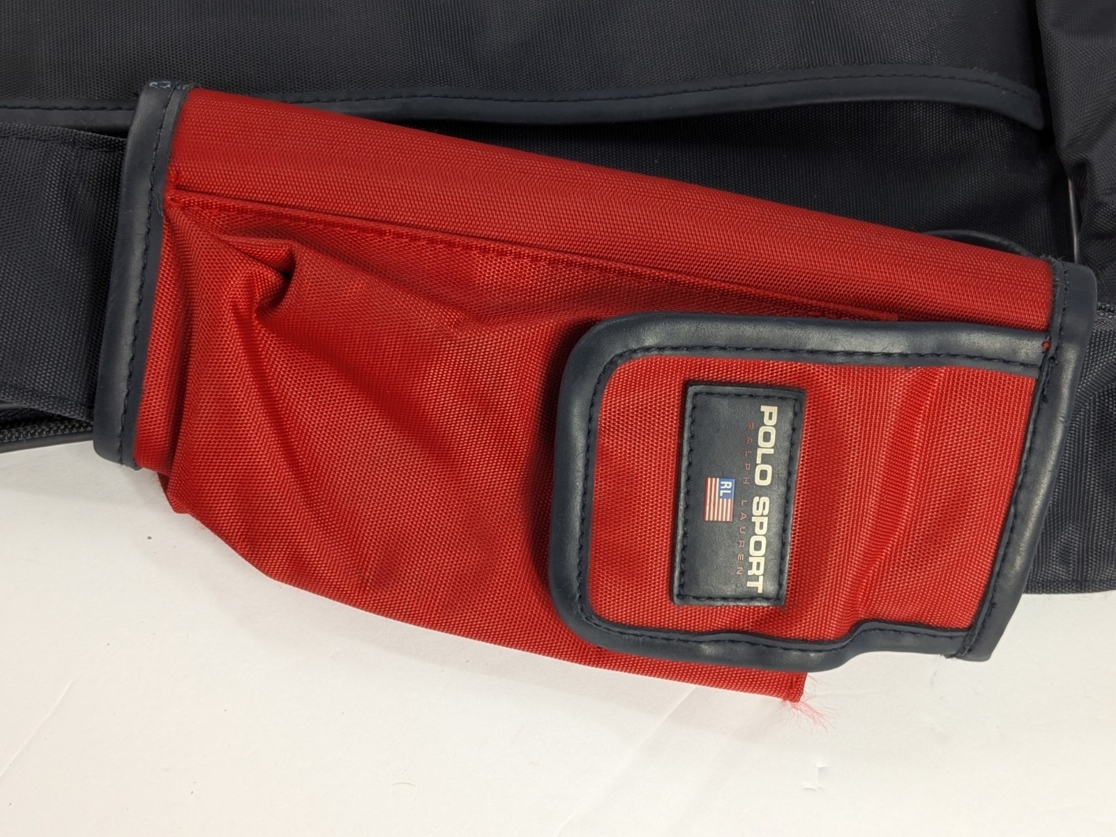 4 SLOTS!😍Vtg Y2K Polo Sport Ralph Lauren Messenger Shoulder Strap CrossBody Bag