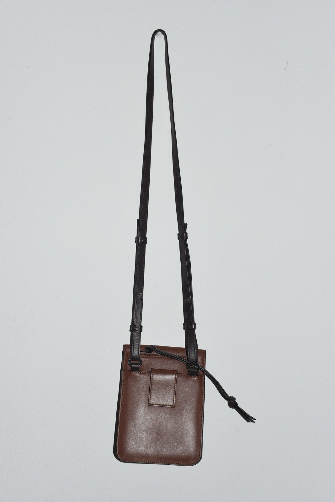 LOEWE By Jonathan Anderson Soft Brown Leather Crossbody Bag Small Made In Spain