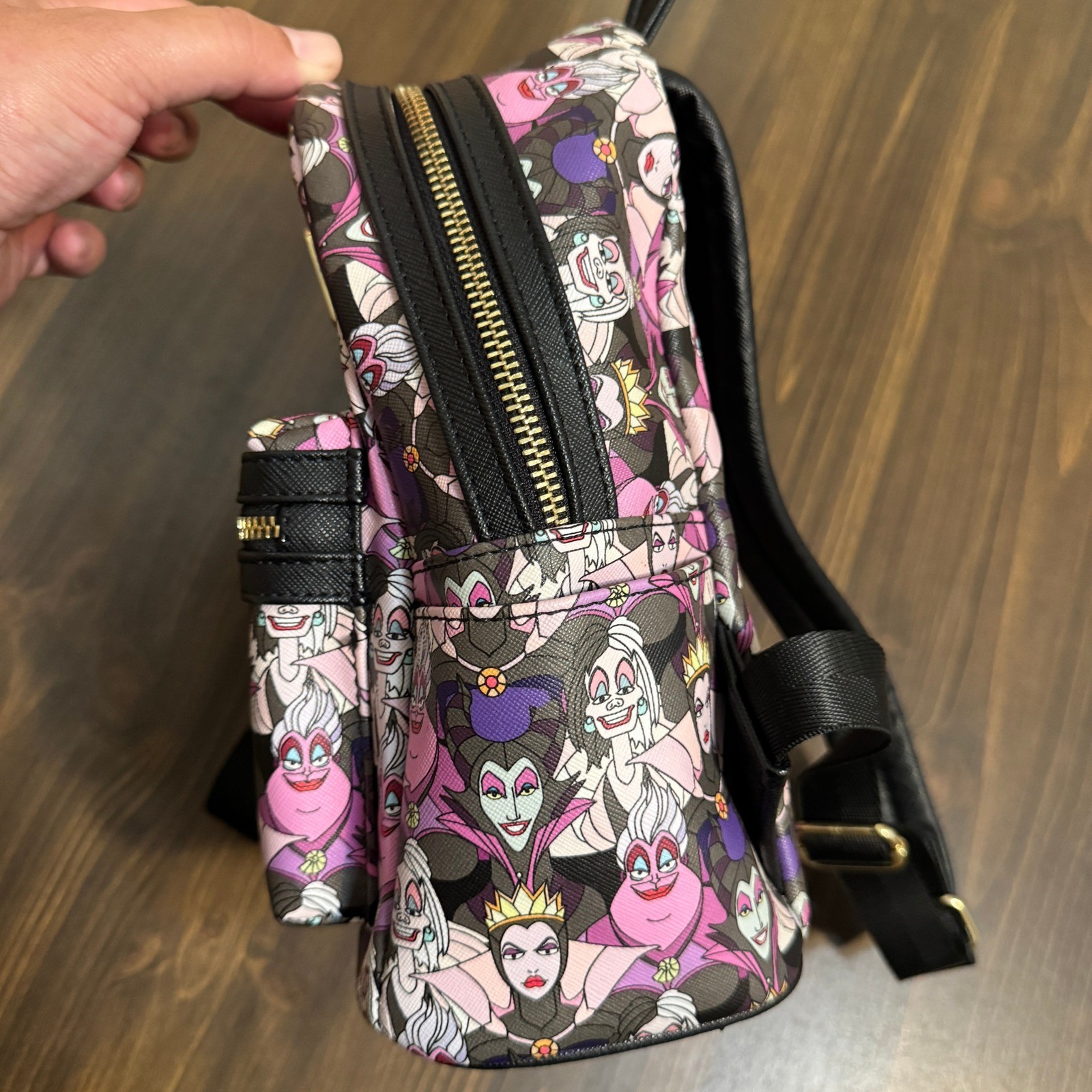 Loungefly Disney Villains Mini BackPack Bag Women’s Malificent Ursula Cruella