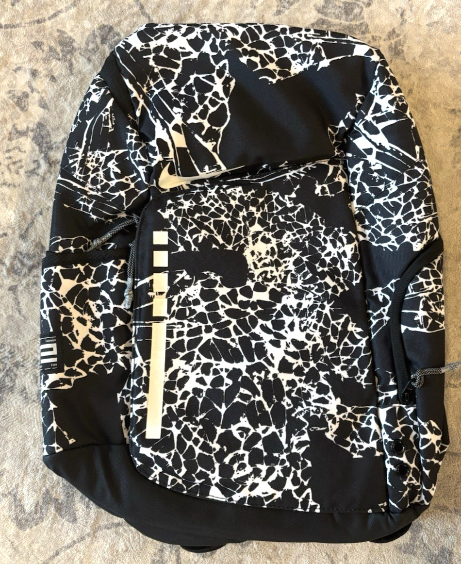 Nike Elite Pro 32L Basketball Backpack – Black/White