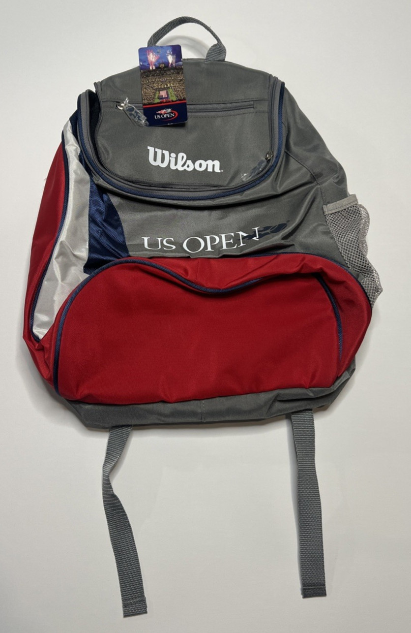 Wilson US Open Red White Blue Nylon Backpack