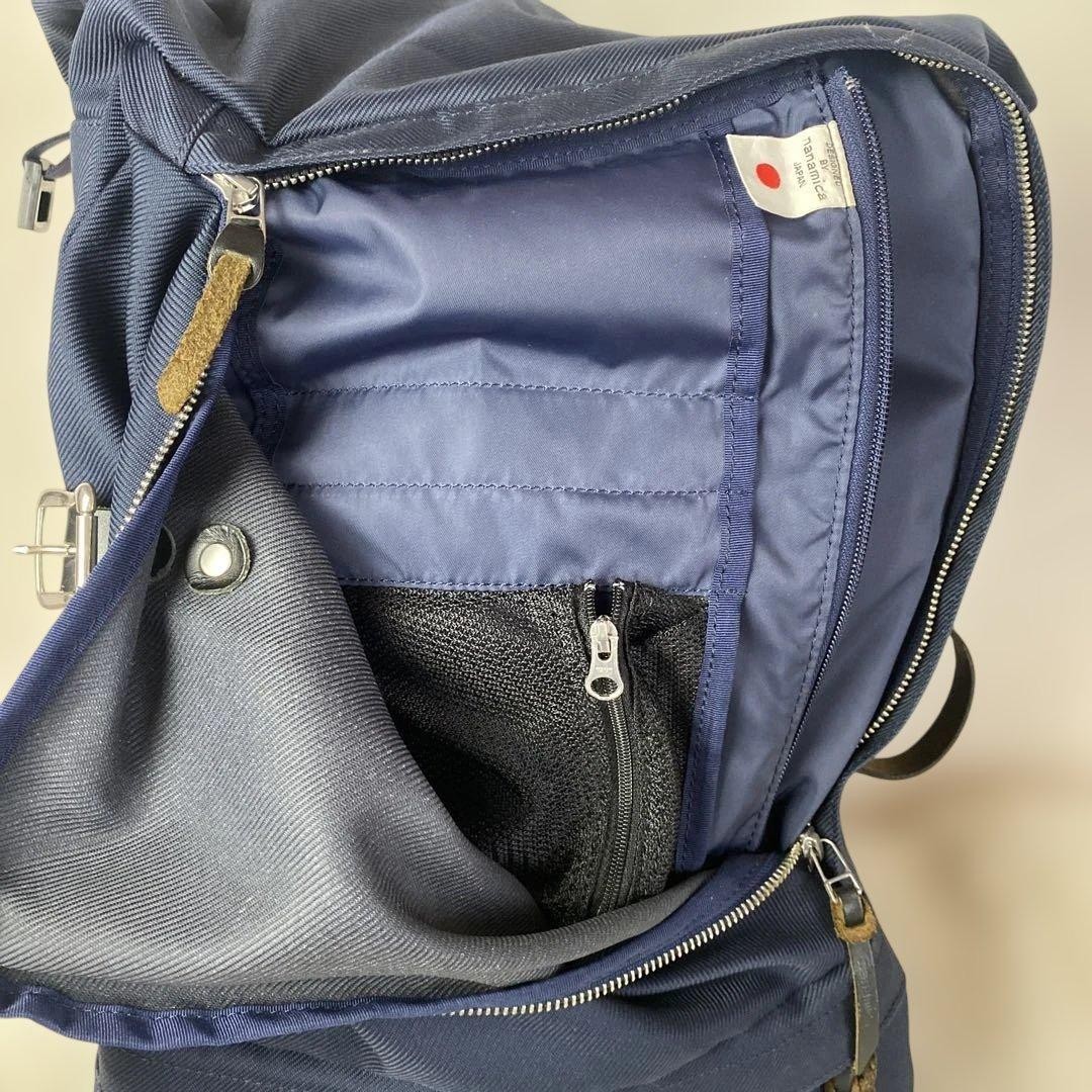 nanamica 3Way Backpack Briefcase Navy Cordura Twill 30×47×13cm Large Capacity