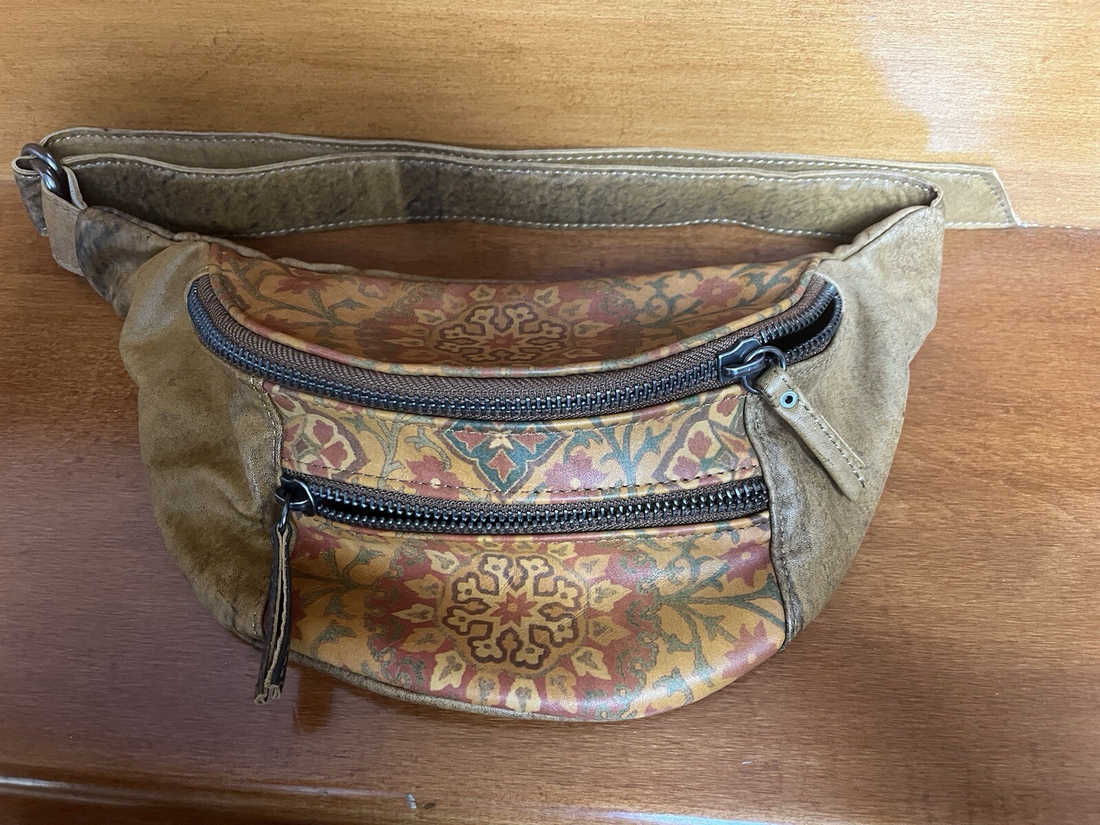 New Kanishka Real Leather Belt/ Crossbody Bag Hand Made